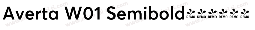 Averta W01 Semibold字体转换